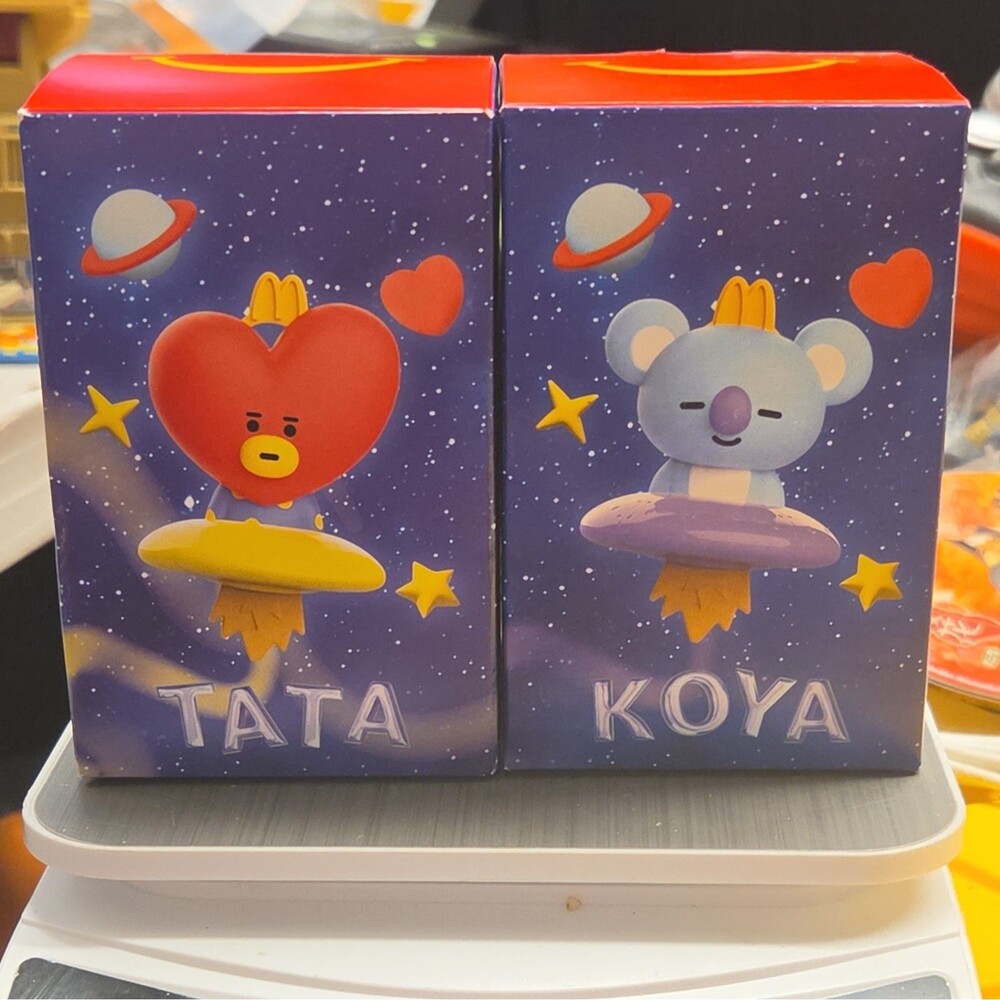 McDonald’s X BT21 Happy Meal Toys - Tata - Koya Set Of 2 New 2026